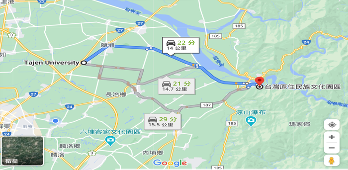 大仁科技大學google地圖